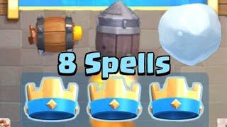 I used 8 spells in Ultimate Champion because I like suffering