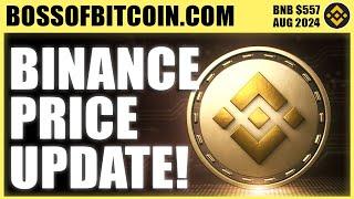 BINANCE BNB Technical Analysis $557  BK Bitcoin Price Prediction Today