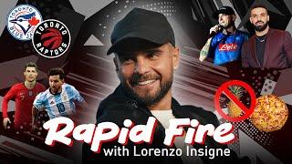Pineapple Pizza? Messi or Ronaldo? Drake or Clementino?  Lorenzo Insigne Rapid Fire Q&A 
