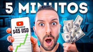 Cómo Ganar DINERO en YouTube $45día SIN HACER VIDEOS