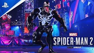 Playing as VENOM in Marvels Spider-Man 2 PS5