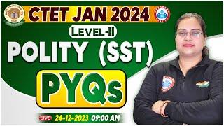 CTET Jan 2024  CTET SST Paper 2 Previous Year Questions CTET Polity PYQs By Parul Maam