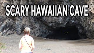 Scary Hawaiian Cave. Our first day in Makaha Oahu Hawaii and make our first discovery  Kaneana Cave