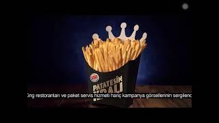 BURGER KİNG KOVA 🪣  PATATES  REKLAMI