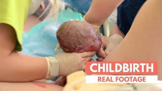 Natural Delivery  Real Footage