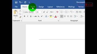 3 Cara membuat Garis Horizontal  Lurus di Microsoft word