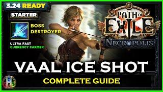 PoE 3.24 LEAGUE STARTER - ICE SHOT DEADEYE - PATH OF EXILE NECROPOLIS - POE BUILDS