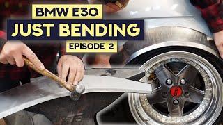 Build a Wheel Arch with no Welding  BMW E30 Widebody - Episode 2