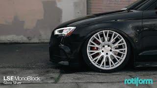 Rotiform RC201 LSE  Gloss Silver with Machined Face  19x8.5  Audi S3