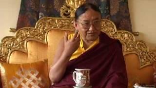 His Holiness Sakya Trizin at Lerab Ling - June 2007