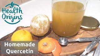 Homemade quercetin recipe - natural colds and flu remedy