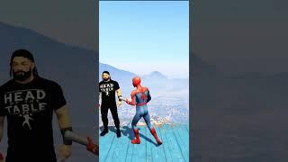 GTA 5 Epic Water Radgolls  Spiderman Jumps Faills Ep.8 #shorts