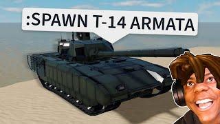 ROBLOX War Tycoon Funny Moments T-14 ARMATA