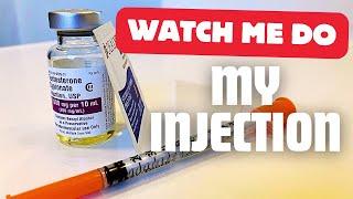 Watch Me Do My Injection Testosterone Replacement Therapy