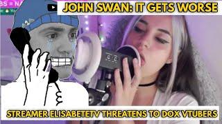 John Swan Audio Leaks Get Worse & Banned Twitch Streamer ElisabeteTV Threatens To Dox Vtubers