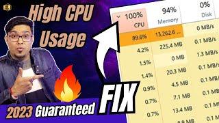  SOLVED   How to Solve 100% CPU Usage   FIX 100% DISK USAGE Windows 10 & 11   