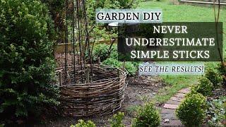 Easy DIY GARDEN Project WATTLE FENCING