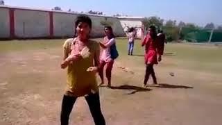 Indian college girl dance