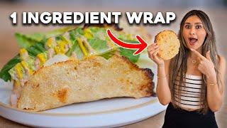 1 Ingredient Wraps I Low Carb I Keto and Gluten Free