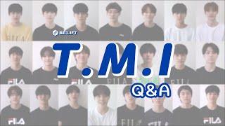 BELIFT LAB 빌리프랩 - TMI Q&A ENGJPN