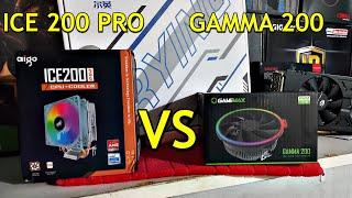 COOLER AIGO ICE 200 PRO vs GAMEMAX GAMMA 200 - QUAL E MELHOR PRA XEON ?