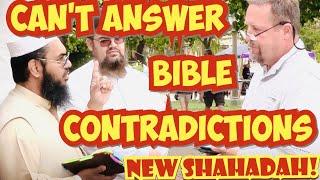 Christian Preacher came to Debate Shaykh Uthman & New Shahadah