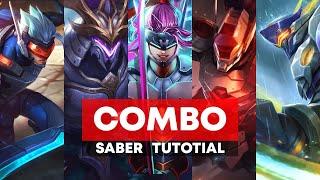 SABER SKILLS COMBO TUTORIAL - SABER ADVANCED COMBO FULL GUIDE 2024