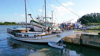 After 3+ Years LAUNCH DAY for our rescued wooden SAILBOAT — Sailing Yabá THE SPLASH