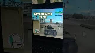 GTA VICE CITY  ATTACK WITHIN TANK AT MILITARY BASE.