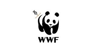 Inkscape Speed Art - WWF Panda Logo