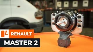 How to replace the right engine mount on the RENAULT MASTER 2 Van AUTODOC TUTORIAL