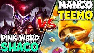WHEN PINK WARD SHACO MEETS MANCOS TEEMO IN HIGH ELO FULL GAME