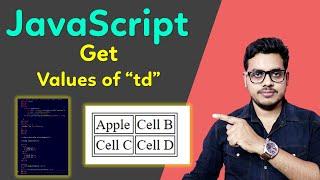 How to get value of td in JavaScript  JavaScript get value of td elements  Javascript tips 2024