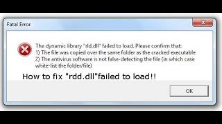 How to fix the Crysis 3 error rdd.dll failed to load