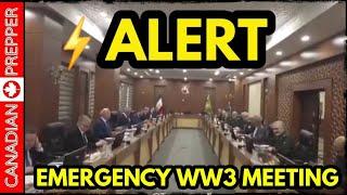 WTF ALERT EMERGENCY MEETING w IRAN-RUSSIA CLOSED AIRSPACE NUCLEAR BUNKER OPENS MARKET CHAOS