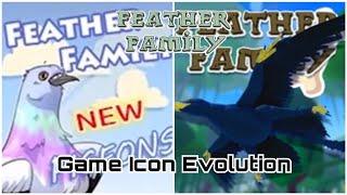 Feather Family Game Icon Evolution￼
