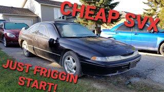 Subaru SVX - First Start Up In A Long Time