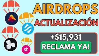 RECLAMA ESTOS AIRDROPS HOY NO TE PIERDAS ESTE DINERO 100% GRATIS - ACTUALIZACIÓN DE AIRDROPS