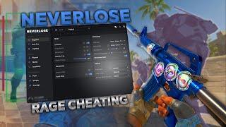 RAGE CHEATING IN CS2 PRIME WITH NEVERLOSE.CC MM HVH