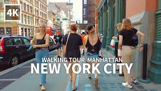 NEW YORK CITY TRAVEL - WALKING TOUR9 Broadway SoHo Nolita Little Italy 6th Ave Full Ver.