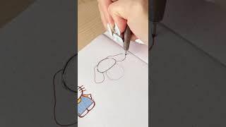 how to draw sanrio’s cinnamoroll in 30 seconds  #shorts