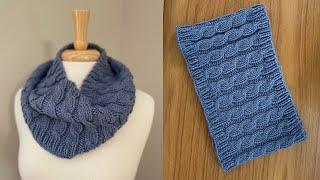 Simple Cable Knit Cowl  Easy Cowl Knitting Tutorial  Knitting House Square