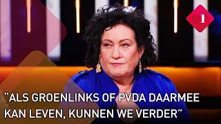 Caroline van der Plas Als GroenLinks of de PvdA daarmee kan leven kunnen we verder praten  Op1