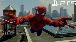 Spider-Man Remastered PS5 - Webbed Suit Free Roam Gameplay 4K 60FPS Performance RT Mode