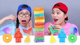 Rainbow Dessert Kohakuto Jewelry Candy Mukbang DONA