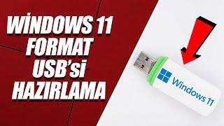 Windows 11 Format USBsi Hazırlama — ÇOK BASİT