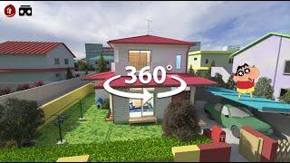 VR 360 - Shin Chan House Tour 【8K Video Quality】