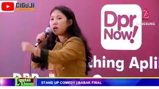 Stand Up Comedy Kiki Saputri Becekin Microphone DPR