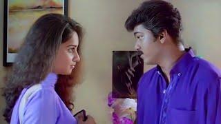 Conversation Between Thalapathy Vijay and Shalini Emotional Scene  Cinema Junction 