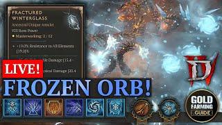 Almost Immortal Frozen Orb Sorc - Still Farming T85 Pits... Temp. Build in Description